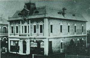 Mudgee Town Hall and Theatre taken in 1890.