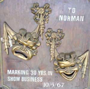 Norman 30 years in show business.