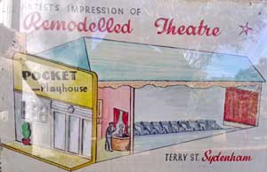 Design of the new Pocket Playhouse theatre