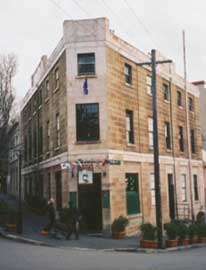 The Hero of Waterloo Hotel built by convicts. 